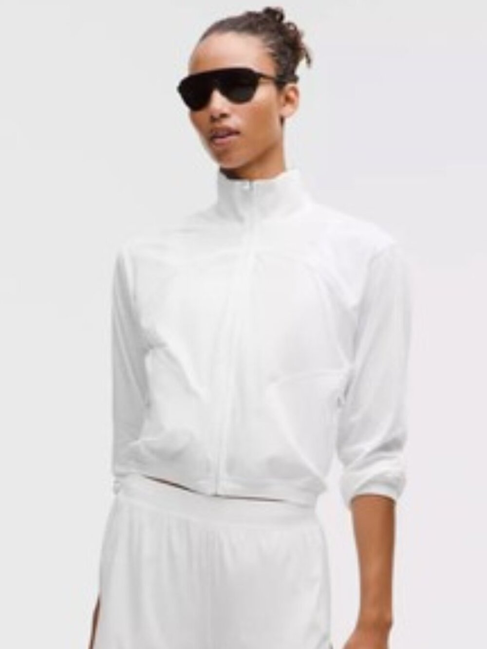 Lululemon Sleek Full-Zip Jacket White XL NEW